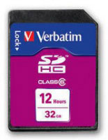 Verbatim HD Video SDHC 32GB 12 Hours (44032)